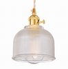 Szklana lampa wisząca E27 przezroczysta Bell
