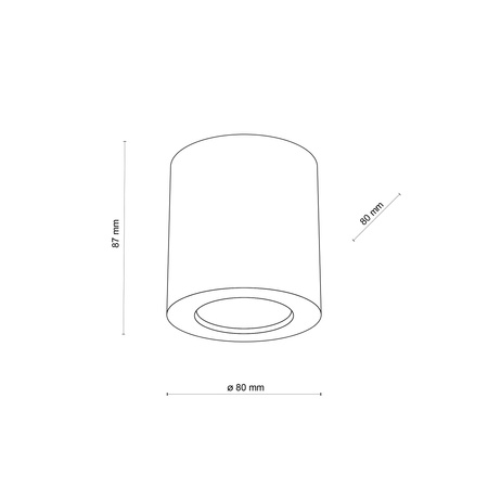 Lampa sufitowa EVE Wood Buk 1xGU10