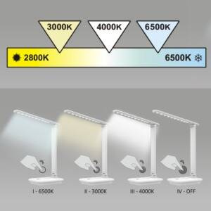 Lampa biurkowa Led VINTO Czarna