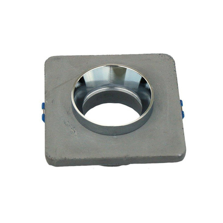 Oczko V-TAC GIPS BETON GU10 Kwadrat Wpuszczane Szary/Chrom VT-862-CHG 5 Lat Gwarancji
