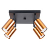 Lampa sufitowa PICO BLACK 4xGU10