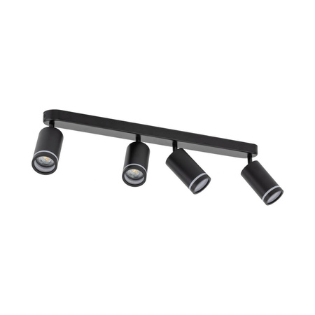 Lampa sufitowa JET Black 4xGU10
