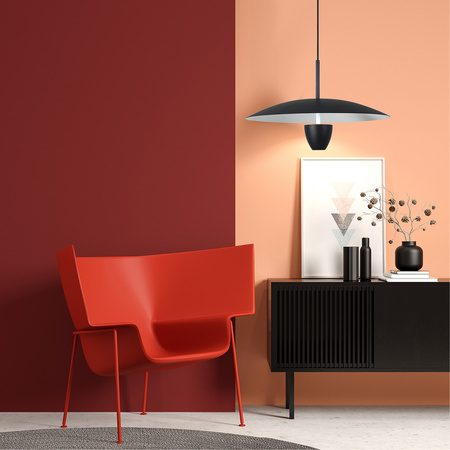 Light prestige Ufo wisząca M czarna LP-0408/1P M BK