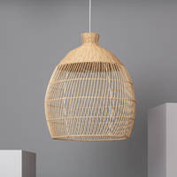 Naturalna lampa wisząca E27 Boho Fuyang