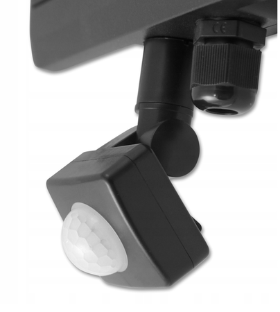 Naświetlacz Halogen LED 20W IP65 4500K PIR + hermetyczne złącze