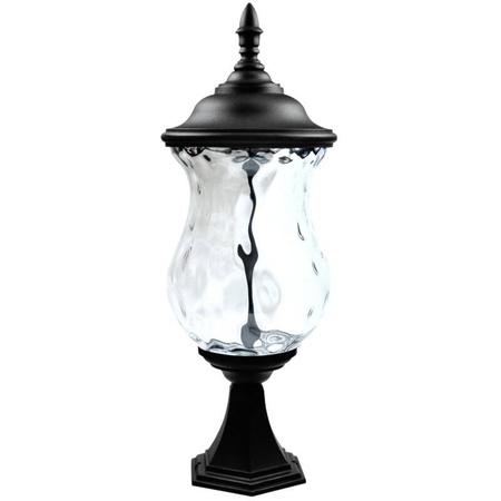 Lampa zewnętrzna LED MARSYLIA niska czarna 3000K