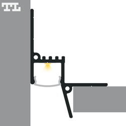 LED GK1-1 Profil 1000 mm anod (nr kat 9610101)