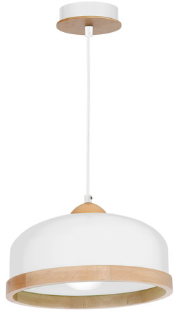 Lampa wisząca STUDIO WHITE 1xE27 biała
