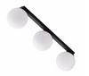 Lampa sufitowa listwa szklane mleczne kule 3xE27 Maxi 60cm