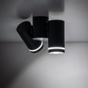 Lampa sufitowa JET Black 2xGU10