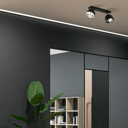 Lampa sufitowa ALTEA Black 2xGU10