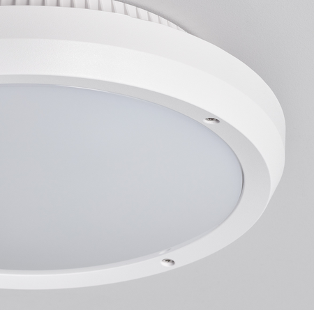 Plafon lampa sufitowa 2xE27 okrągły IP65 biały