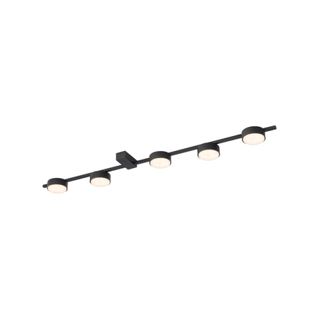 Nowodvorski Lampa sufitowa czarna metalowa PILLS 