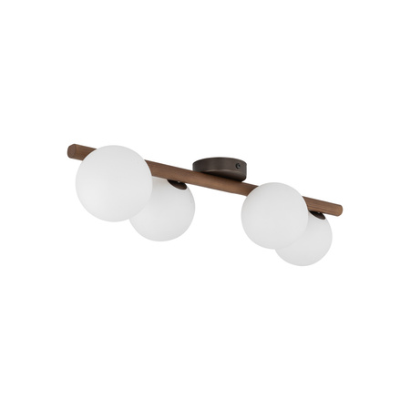 	Lampa sufitowa ESTERA WOOD Orzech 4xG9