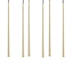 Lampa wisząca PIANO Gold 6xG9
