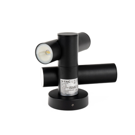 Kinkiet Ścienny V-TAC 6W LED IP44 Czarny VT-1186 4000K 620lm