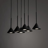 Lampa Wisząca Cono Black Mini 6xGU10 Czarna
