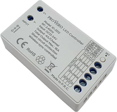 Sterownik Kontroler Volta do wszystkich taśm Led uniwersalny 4*4A