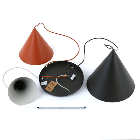 Lampa wisząca CONO Mix 3xE27 SML