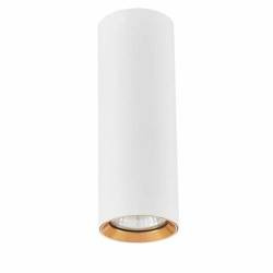 Manacor oczko białe ze złotym ringiem 13 cm LP-232/1D - 130 WH/GD