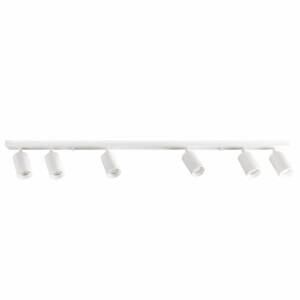 Lampa ścienno-sufitowa MARIBEL 6 GU10 biała + złote pierścienie
