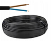 Przewód kabel OMY linka 2x0,75 czarny H03VV-F