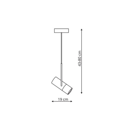 Lampa wisząca Bovino 1  LP-1111/1P
