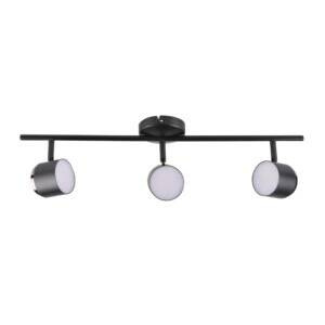 Lampa ścienno-sufitowa ruchoma LED KUBIK 3 Czarna 3000K