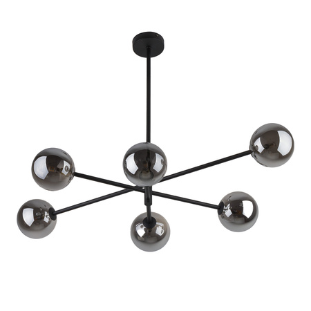 Lampa sufitowa SARIUS Black/Graphite 6xG9 wysoka