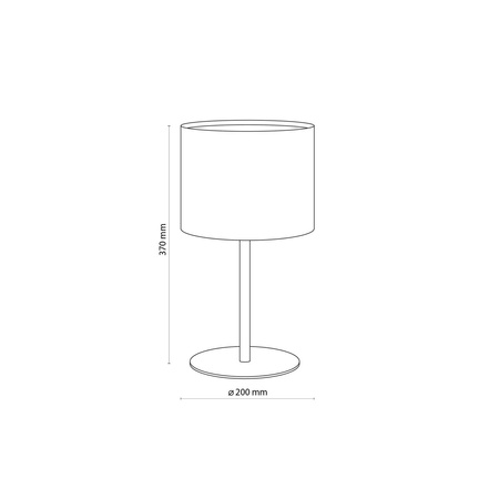 Lampka nocna RONDO White 1xE27