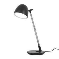 Czarna lampka biurkowa, wbudowany LED K-BL1528 CZARNY z serii LOLEK
