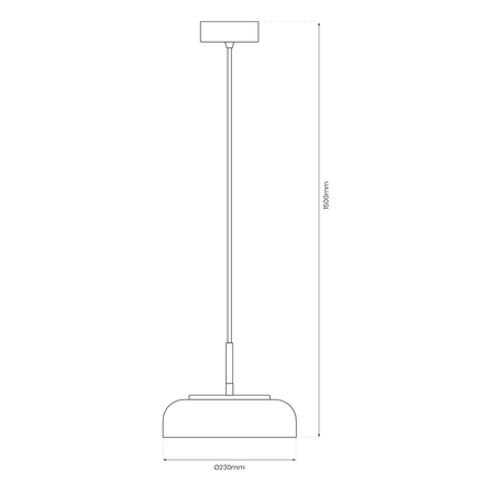 Lampa wisząca VETRO CLEAR 6W