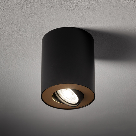 Nowodvorski Lampa punktowa natynkowa czarna SET