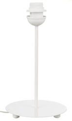 Lampa stojąca stelaż biały do klosza E27 z włącznikiem ON/OFF