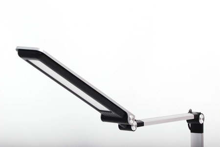 Srebrna, regulowana lampka biurkowa K-BL1121 SREBRNY z serii RICO