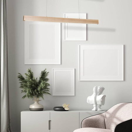Lampa Wisząca drewniana TIMBER 18W LED