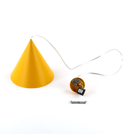 Lampa wisząca CONO Yellow 1xE27 M