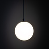 Tk Lighting TRACER BLACK WHITE GLASS lampa wisząca 1xG9