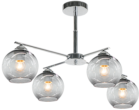 Lampa sufitowa Neapol 4xE27 chrom 