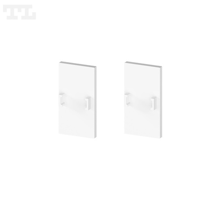 Komplet zaślepek bocznych białych P5-10 do osłonki C13 (2 szt bez otworu) (nr kat 77051006)