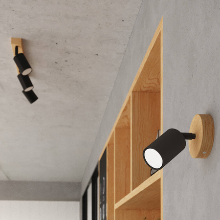Lampa sufitowa VERDO 3L czarny