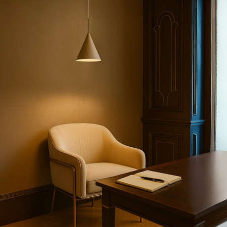 Lampa wisząca CAPITAL TAUPE Ø17cm 1xGX53 Kaszmir