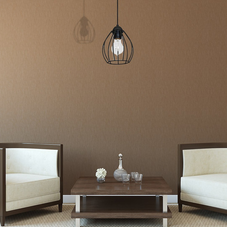 Lampa Wisząca DON BLACK 1xE27 czarna