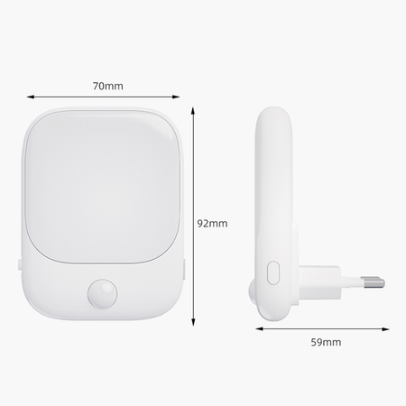 Lampka Wtykowa Pati 2700K + PIR
