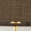 Lampa podłogowa UMBERTO Brown/Gold 1xE27