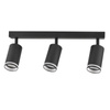 Lampa ścienno-sufitowa PARIS 3 GU10 Czarna
