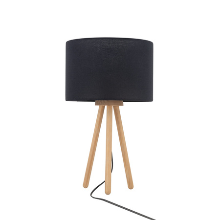 Lampka nocna TOKYO BLACK E27 Sosna
