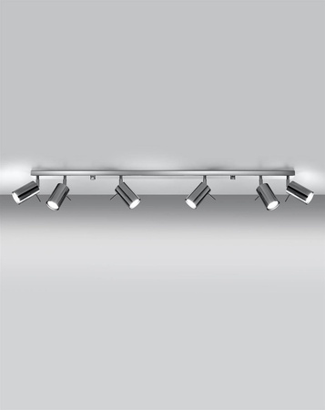 Plafon RING 6L chrom