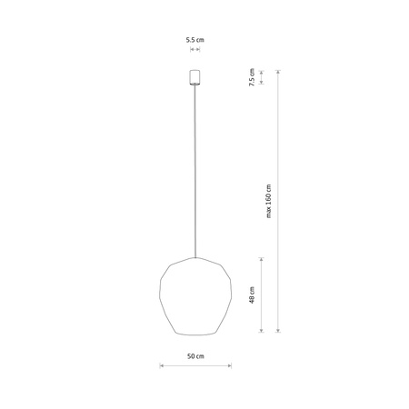 Lampa wisząca HAITI M naturalne drewno bambus Nowodvorski 11164
