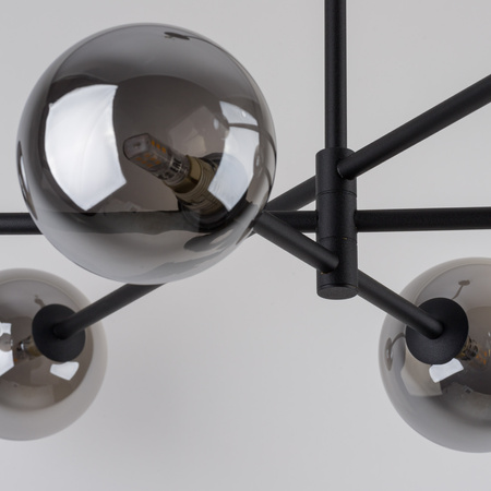 Lampa sufitowa SARIUS Black/Graphite 6xG9 wysoka